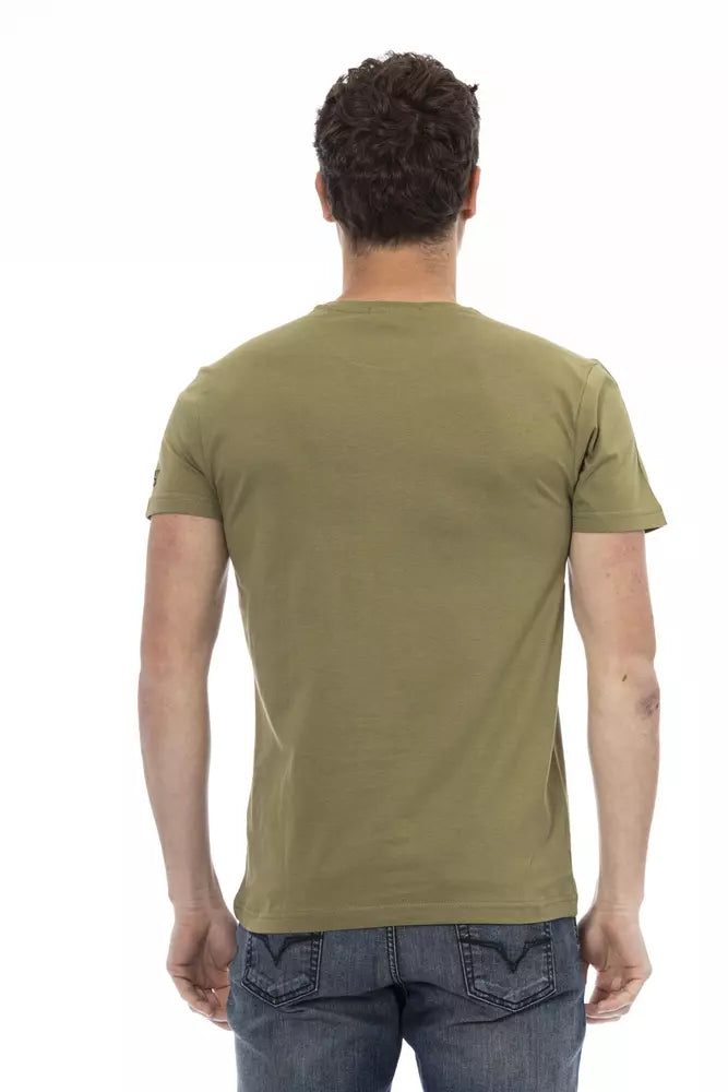 Green Cotton Men T-Shirt - SEHABRANDS