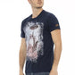 Blue Cotton Men T-Shirt - SEHABRANDS