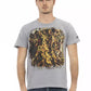 Gray Cotton Men T-Shirt - SEHABRANDS