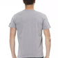 Gray Cotton Men T-Shirt - SEHABRANDS