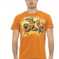 Orange Cotton Mens TShirt - SEHABRANDS