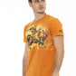 Orange Cotton Mens TShirt - SEHABRANDS