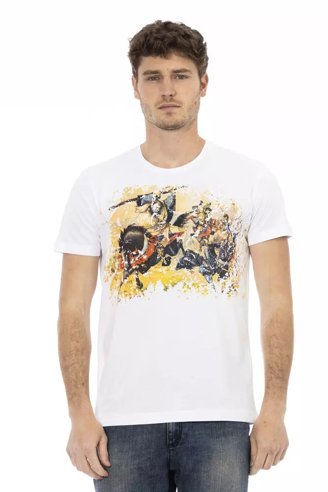 White Cotton Men TShirt - SEHABRANDS