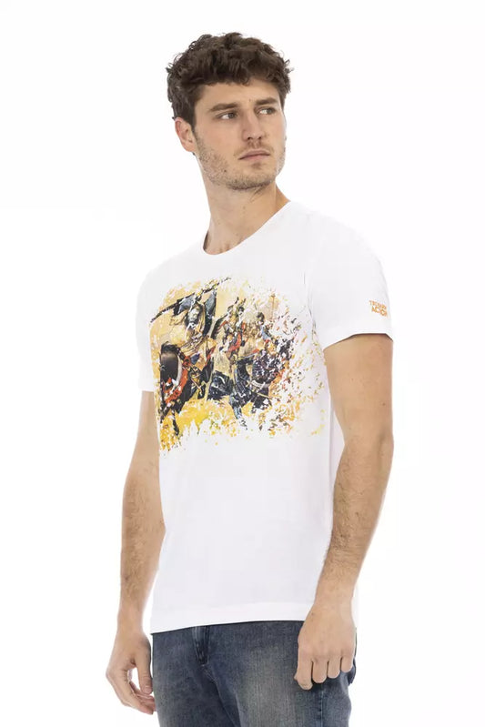 White Cotton Men TShirt - SEHABRANDS