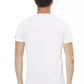 Chic White Round Neck Cotton Tee - SEHABRANDS