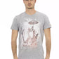 Gray Cotton Men T-Shirt - SEHABRANDS