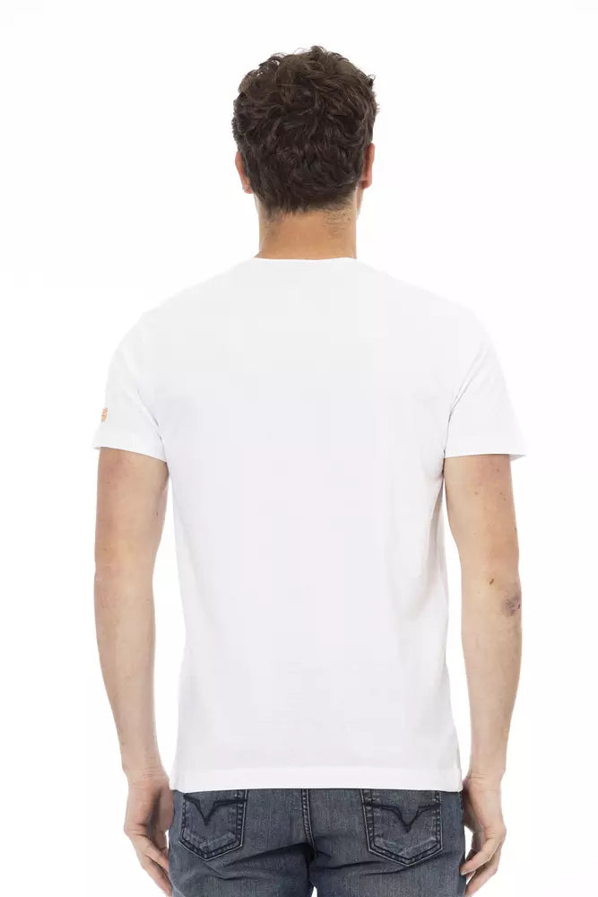 White Cotton Men TShirt - SEHABRANDS