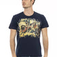 Blue Cotton Men T-Shirt - SEHABRANDS