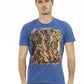 Blue Cotton Men T-Shirt - SEHABRANDS