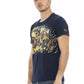 Blue Cotton Men T-Shirt - SEHABRANDS