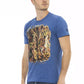 Blue Cotton Men T-Shirt - SEHABRANDS