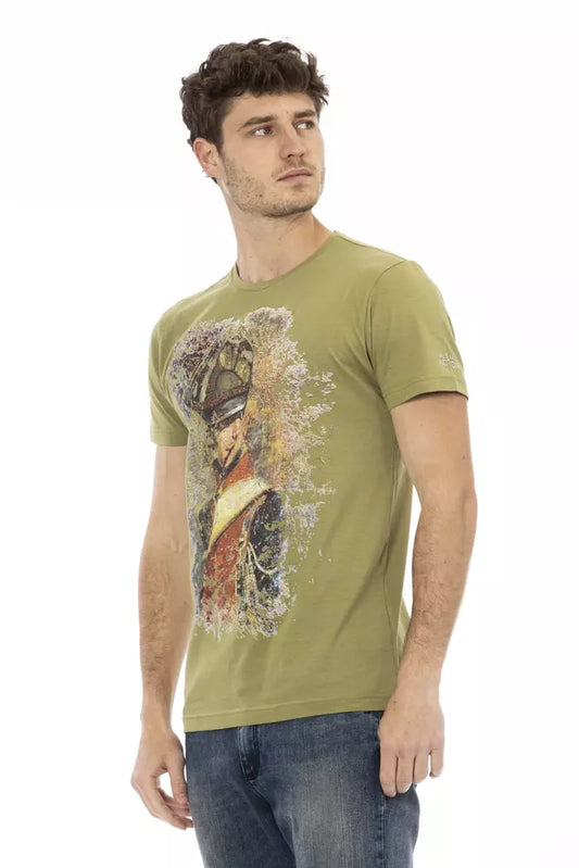 Green Cotton Men T-Shirt - SEHABRANDS