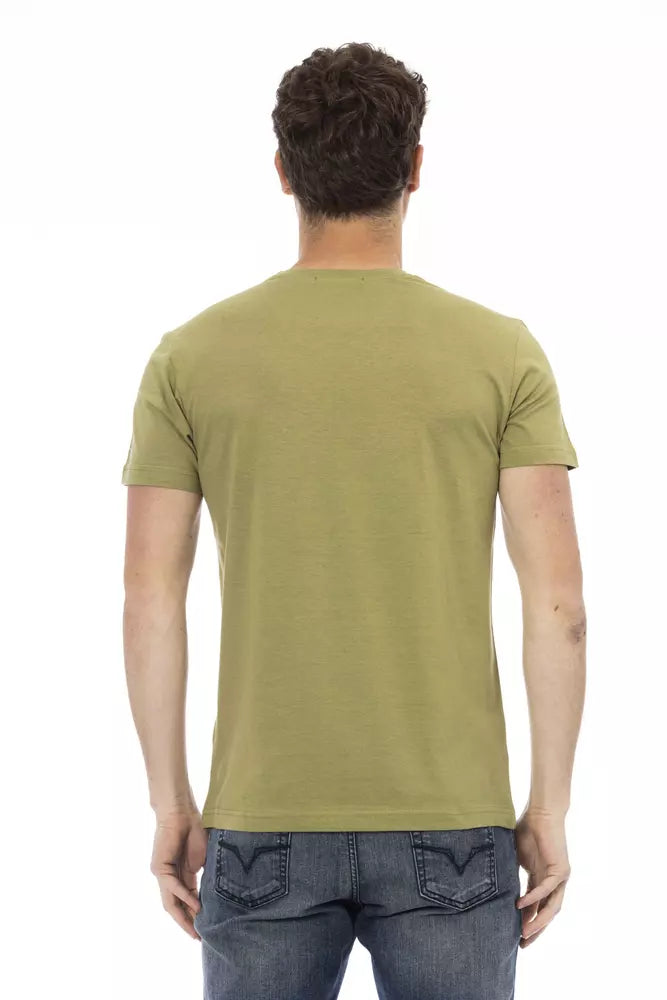 Green Cotton Men T-Shirt - SEHABRANDS