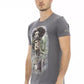 Gray Cotton Men T-Shirt - SEHABRANDS