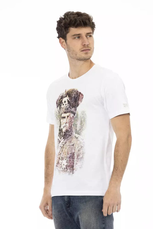 White Cotton Men T-Shirt - SEHABRANDS