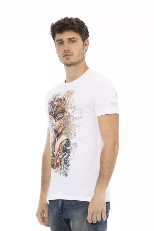 White Cotton Men T-Shirt - SEHABRANDS