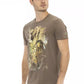 Brown Cotton Men T-Shirt - SEHABRANDS