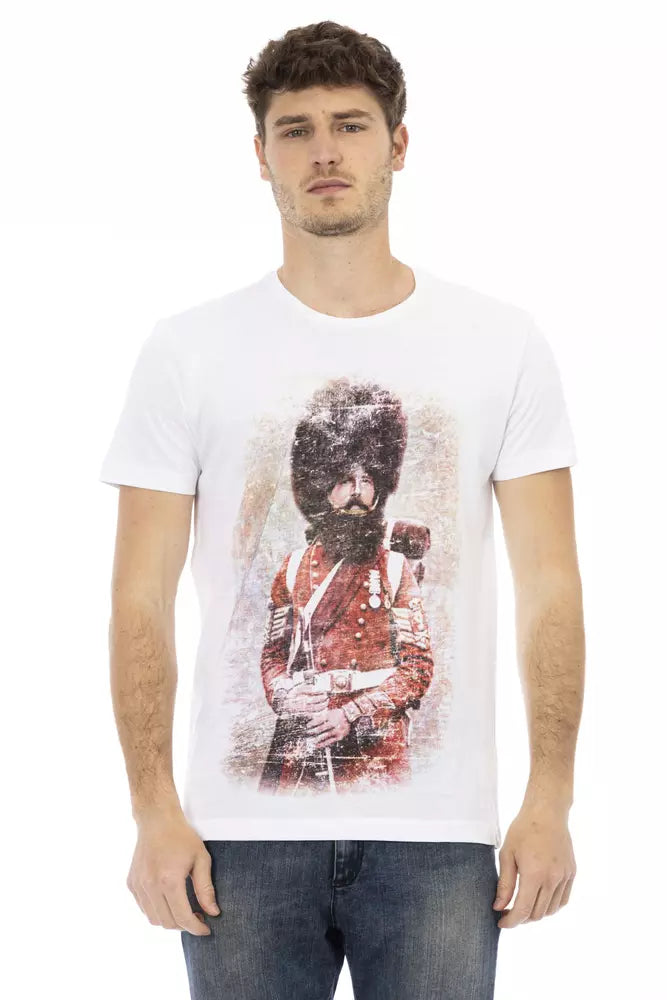 White Cotton Men T-Shirt - SEHABRANDS