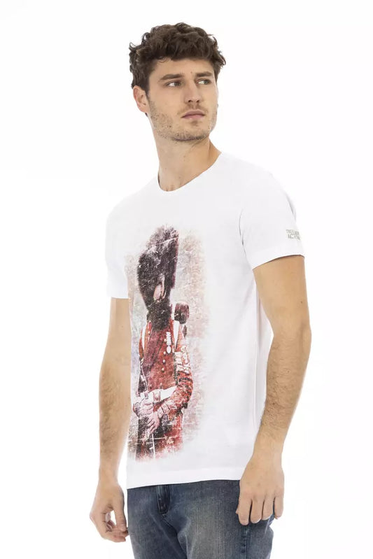 White Cotton Men T-Shirt - SEHABRANDS