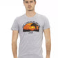 Gray Cotton Men T-Shirt - SEHABRANDS