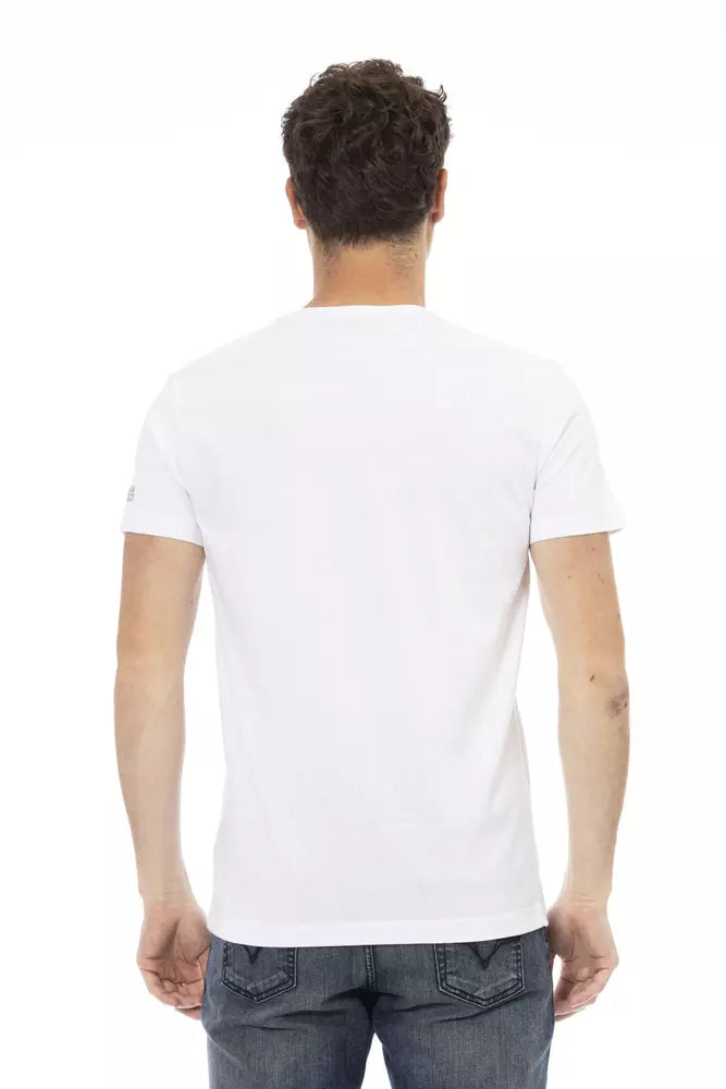 White Cotton Men T-Shirt - SEHABRANDS