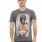 Gray Cotton Men T-Shirt - SEHABRANDS