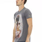 Gray Cotton Men T-Shirt - SEHABRANDS