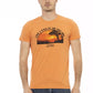 Orange Cotton Men TShirt - SEHABRANDS