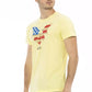 Yellow Cotton Men T-Shirt - SEHABRANDS