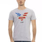 Gray Cotton Men T-Shirt - SEHABRANDS