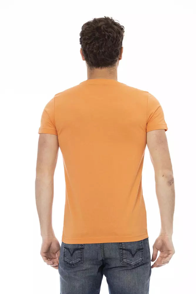 Orange Cotton Men TShirt - SEHABRANDS