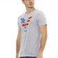 Gray Cotton Men T-Shirt - SEHABRANDS