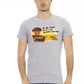 Gray Cotton Men T-Shirt - SEHABRANDS