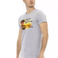 Gray Cotton Men T-Shirt - SEHABRANDS