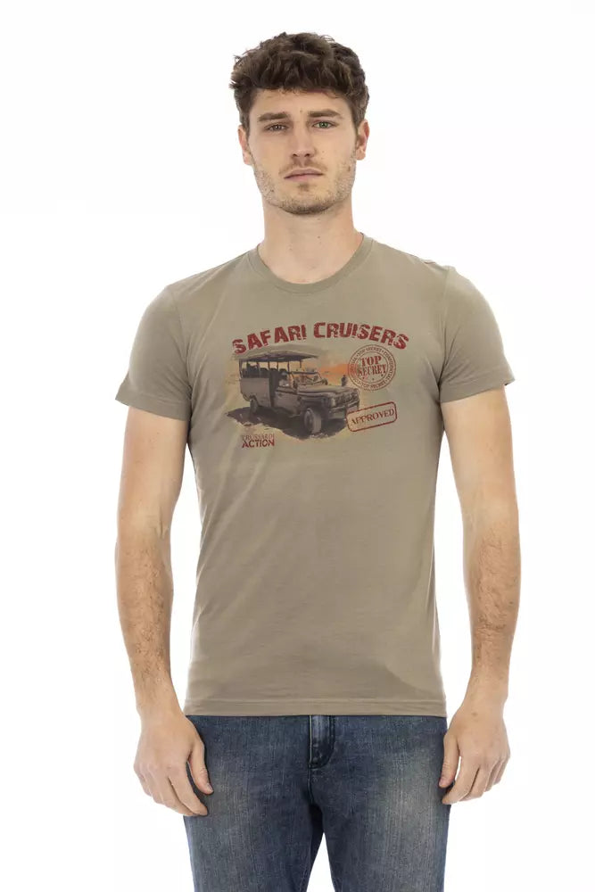 Green Cotton Men T-Shirt - SEHABRANDS