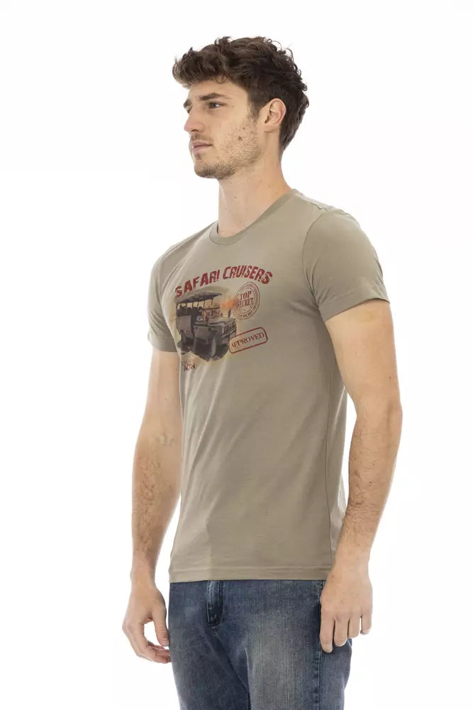 Green Cotton Men T-Shirt - SEHABRANDS