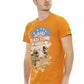 Orange Cotton Men T-Shirt - SEHABRANDS