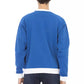 Blue Cotton Men Sweater - SEHABRANDS