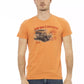 Orange Cotton Men T-Shirt - SEHABRANDS