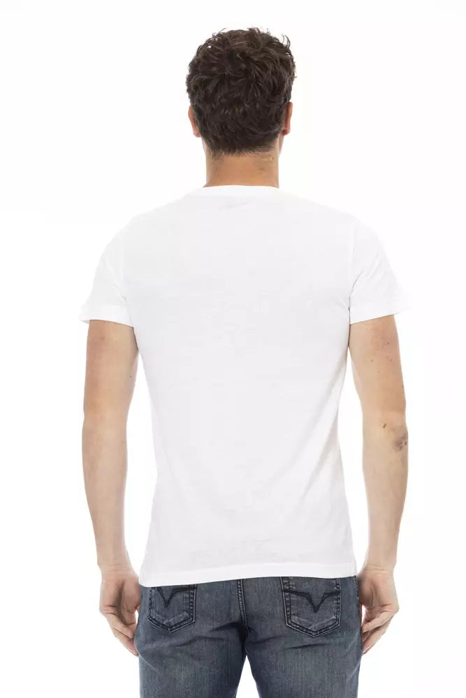 White Cotton Men TShirt - SEHABRANDS