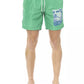 Green Polyester Men Swim Short - SEHABRANDS