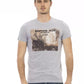 Gray Cotton Mens TShirt - SEHABRANDS