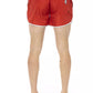 Red Polyester Men Swim Short - SEHABRANDS