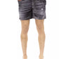 Black Polyester Men's Swim Short - SEHABRANDS