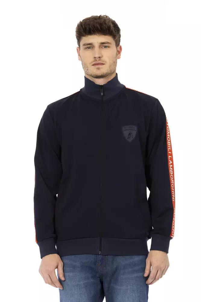 Blue Polyester Men Sweater - SEHABRANDS