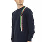 Blue Cotton Men Sweater - SEHABRANDS