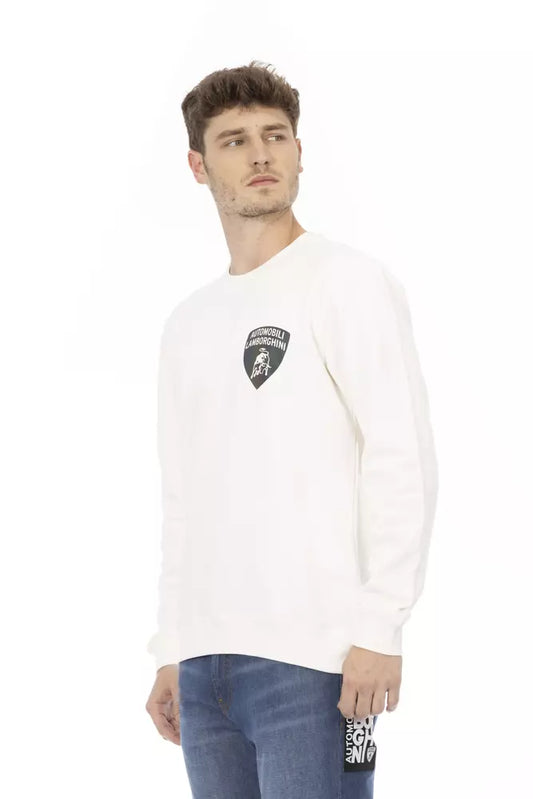 White Cotton Men Sweater - SEHABRANDS