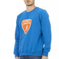 Blue Cotton Men Sweater - SEHABRANDS