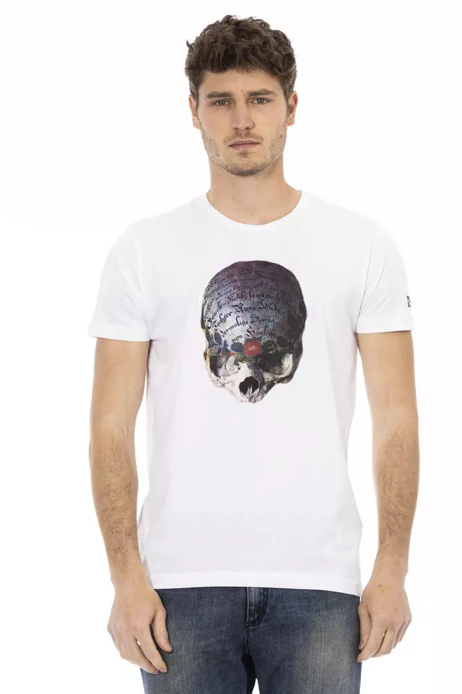 White Cotton Men T-Shirt - SEHABRANDS