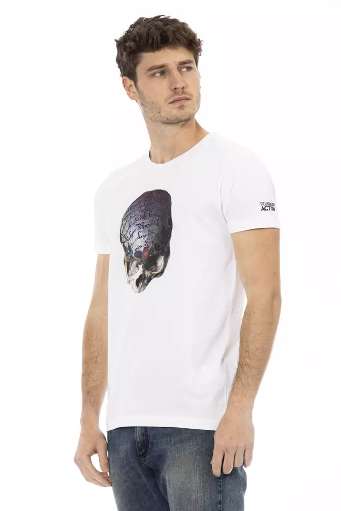 White Cotton Men T-Shirt - SEHABRANDS